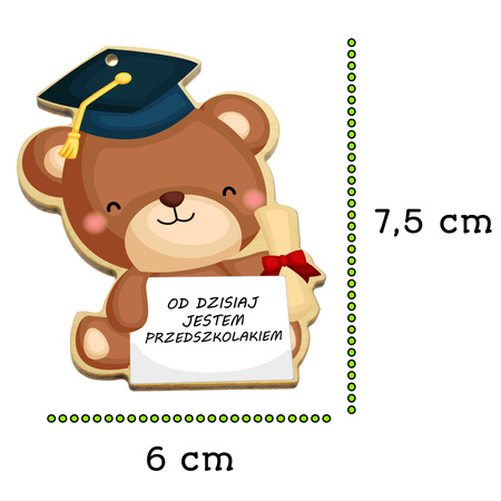 Medal Pasowanie na przedszkolaka - miś