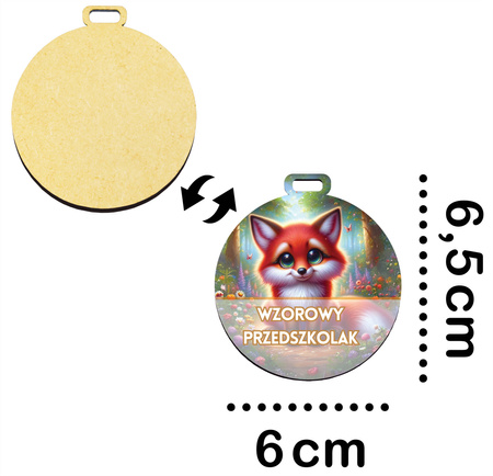 Medal Pasowanie/Dzień Przedszkolaka – Grupa Liski