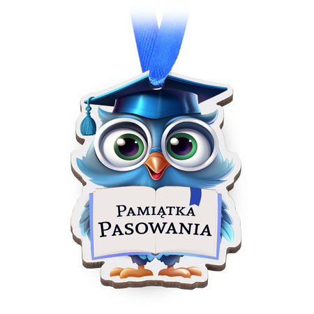 Medal na Pasowanie – Dla chłopców, sowa