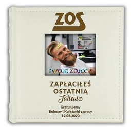 Personalizowany album z ekoskóry - Album na Pożegnanie Pracownika 