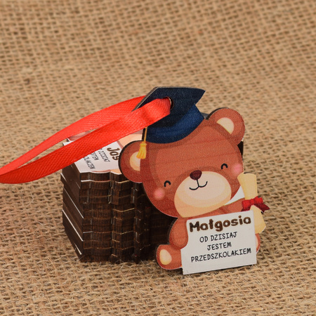 Medal Pasowanie/Dzień Przedszkolaka/Zakończenie - Imienny, Grupa Misie
