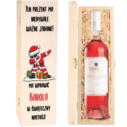 Prezent na Święta - Skrzynka na wino