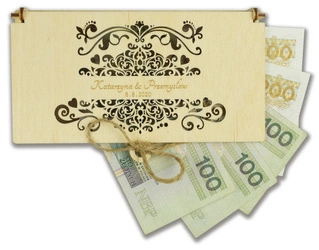 Prezent na Ślub - Pudełko na pieniądze