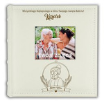 Prezent dla Babci i Dziadka - Personalizowany album z ekoskóry