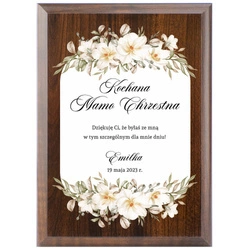 Podziękowanie dla Chrzestnych Chrzest