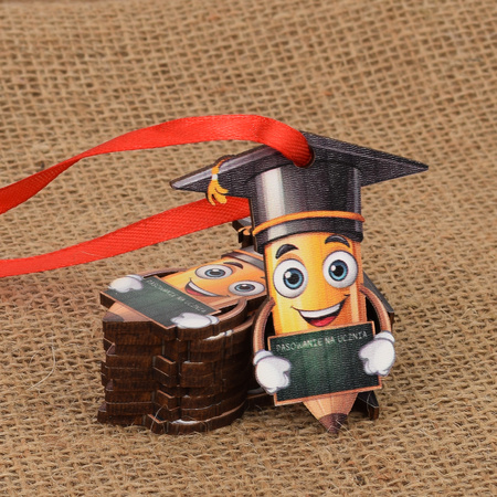 Medal na Pasowanie - Drewniany, Imienny