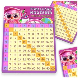 Drewniana tabliczka mnożenia - pasowanie na uczennice