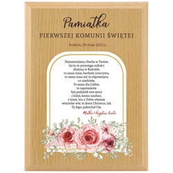 Prezent na pierwszą komunię świętą - Obraz, podkład