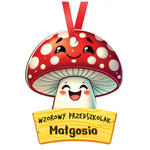 Medal Pasowanie/Dzień Przedszkolaka/Zakończenie - Imienny, Grupa Muchomorki