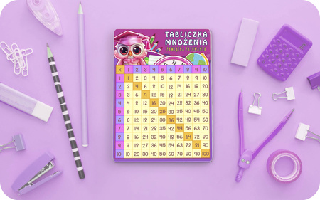 Drewniana tabliczka mnożenia - pasowanie na uczennice