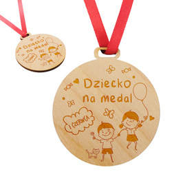 Prezent na Dzień dziecka - medal