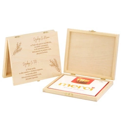 Podziękowanie dla rodziców - Pudełko na merci