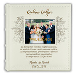 Personalizowany album z ekoskóry - Prezent dla Rodziców Pary Młodej