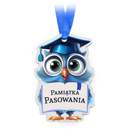 Medal na Pasowanie – Dla chłopców, sowa