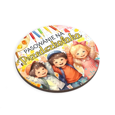 Drobne upominki dla dzieci - Magnesy z drewna
