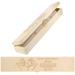 Pudełko na świecę - Chrzest