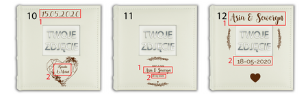 Personalizowany album z ekoskóry - Prezent dla Pary Młodej 
