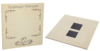 Prezent na Walentynki - Personalizowana kartka z magnesem