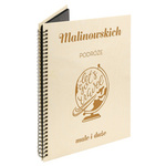 Naturalny album pionowy z personalizowaną okładką - Album rodzinny