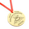Medal na Pasowanie - Drewniany, personalizacja, wiele wzorów