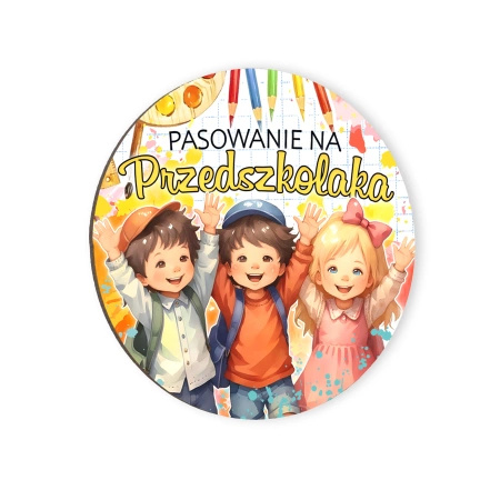Drobne upominki dla dzieci - Magnesy z drewna