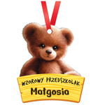 Medal Pasowanie/Dzień Przedszkolaka/Zakończenie - Imienny, Grupa Misie