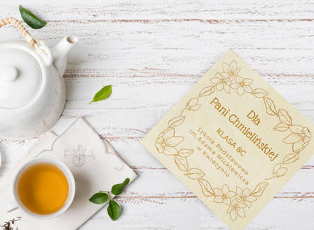 Personalizowana herbaciarka  - Prezent dla Nauczyciela 